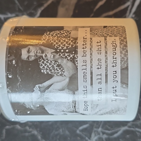 Trash Talk By Annie Jar Candle "Hope This Smells Better",Fresh Linen Scent,8 oz. - Picture 9 of 11